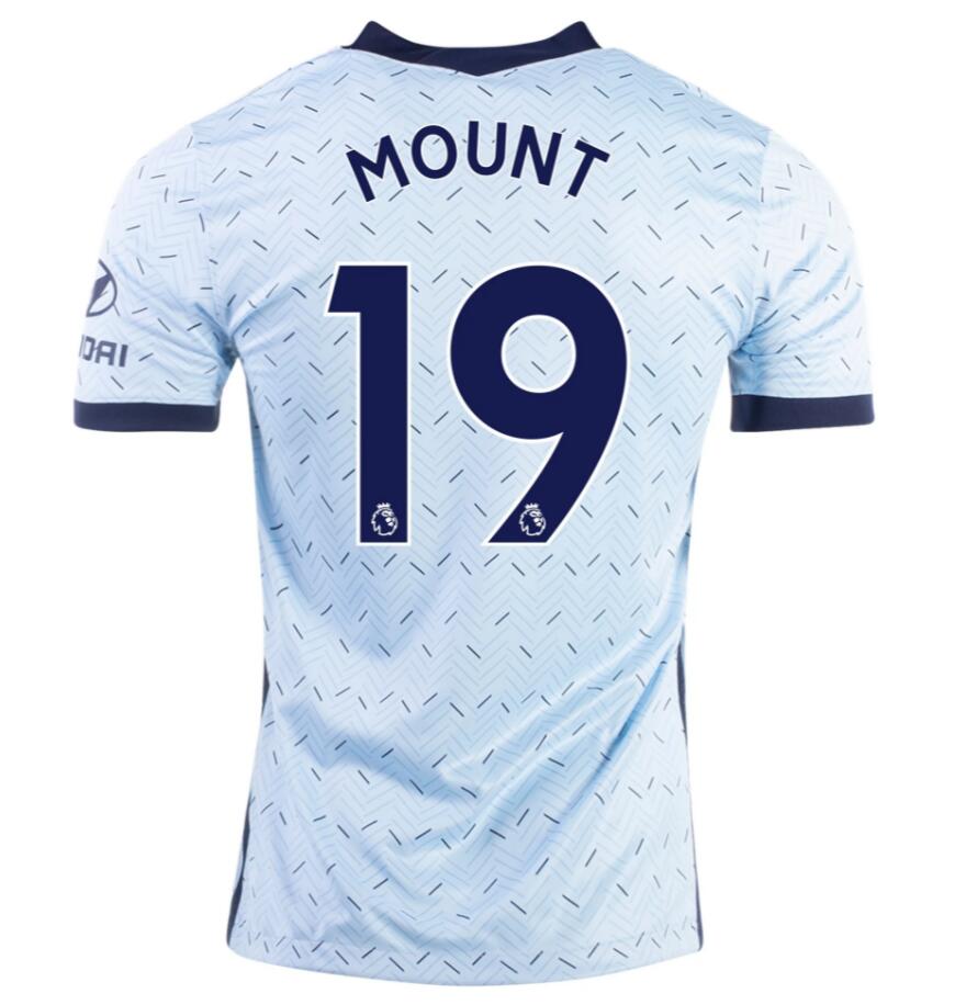 Chelsea Away Kit Soccer Jersey MASON MOUNT #19 2020/21